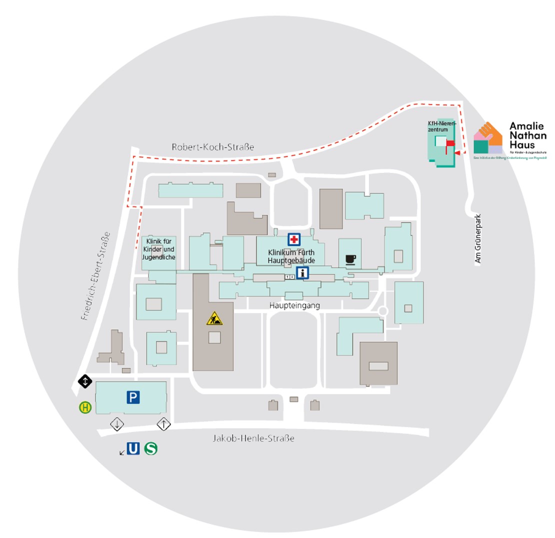 Lageplan Amalie Nathan Haus Lageplan vom Amalie Nathan Haus