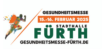 Gesundheitsmesse 2025 Logo der Gesundheitsmesse 2025 in Fürth