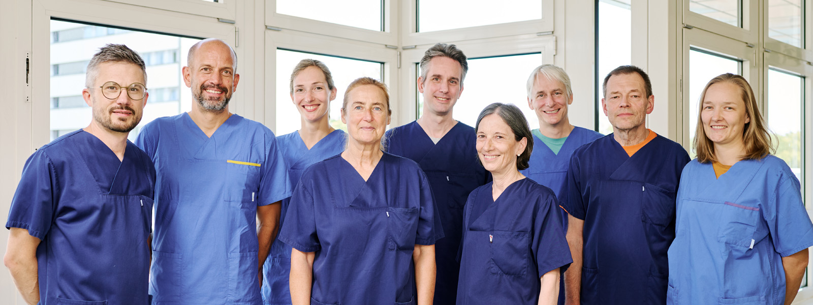 Team der Klinik für Anästhesie Intensivmedizin und Schmerztherapie