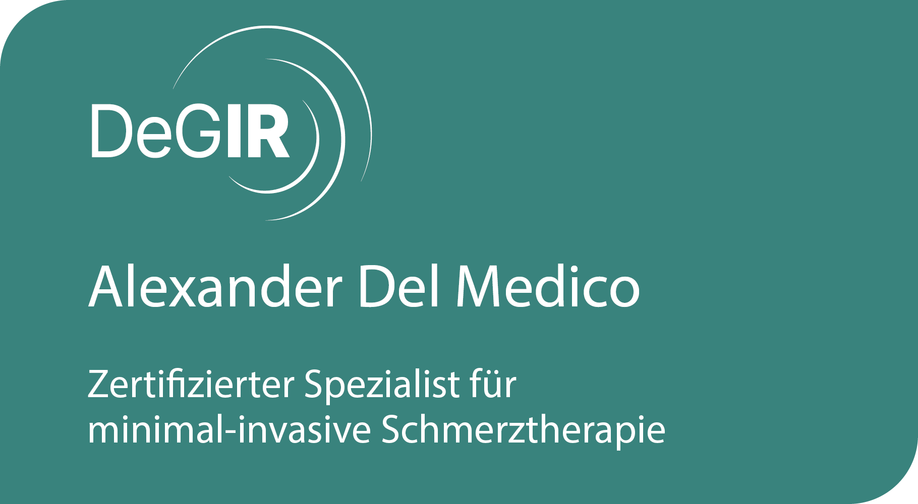 Degir Siegel von Alexander Del Medico